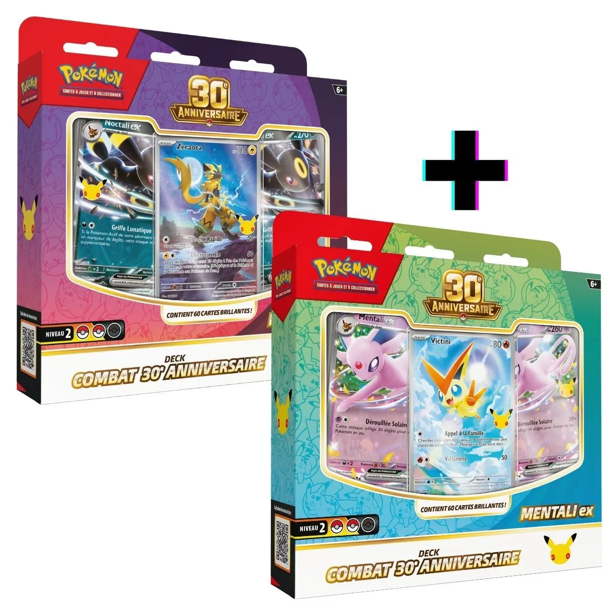 Lote de 2 decks de combat