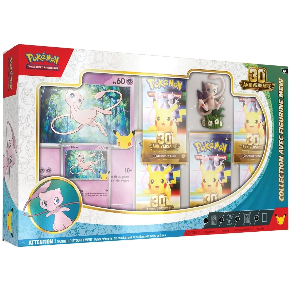 Caja con figura Mew