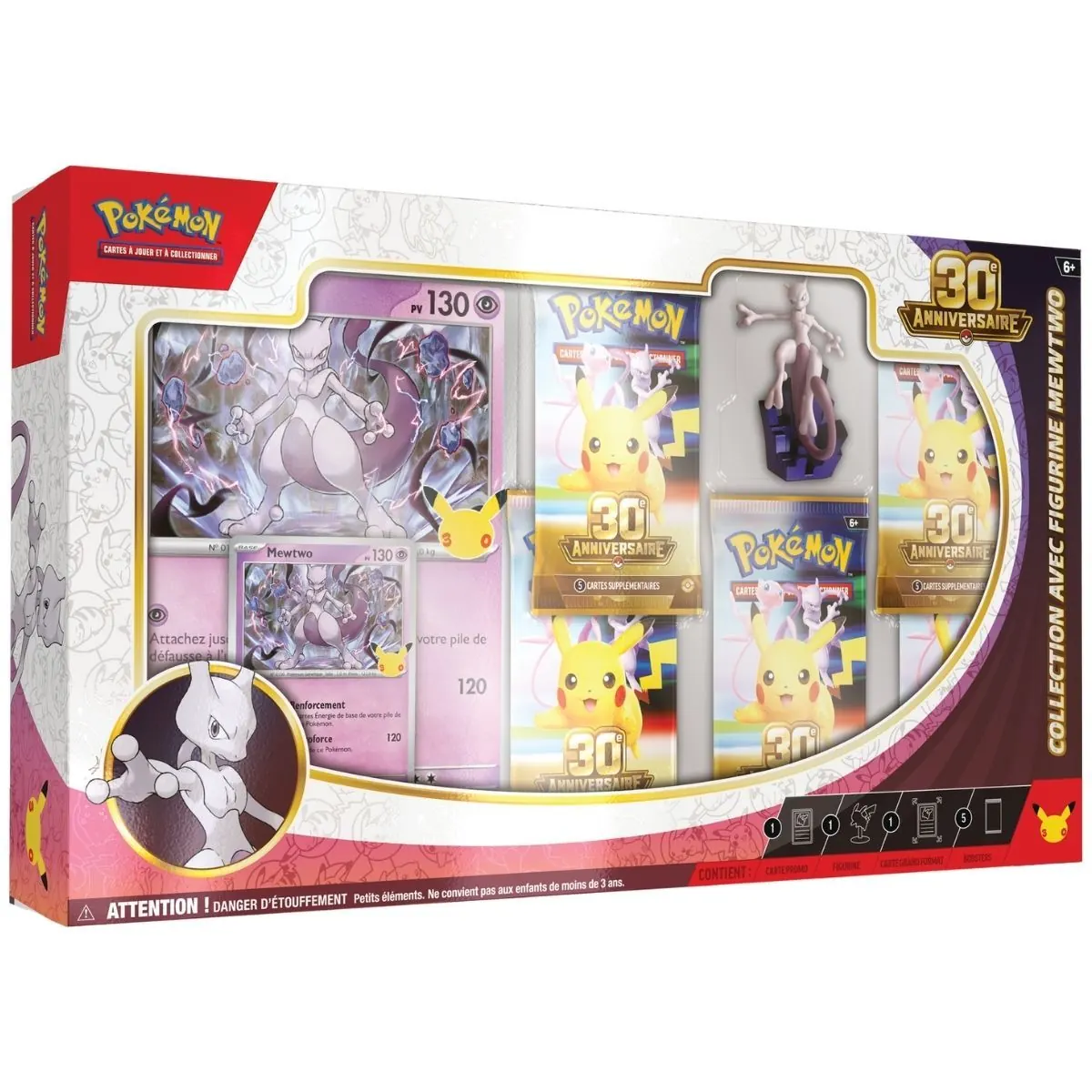 Caja con figura Mewtwo